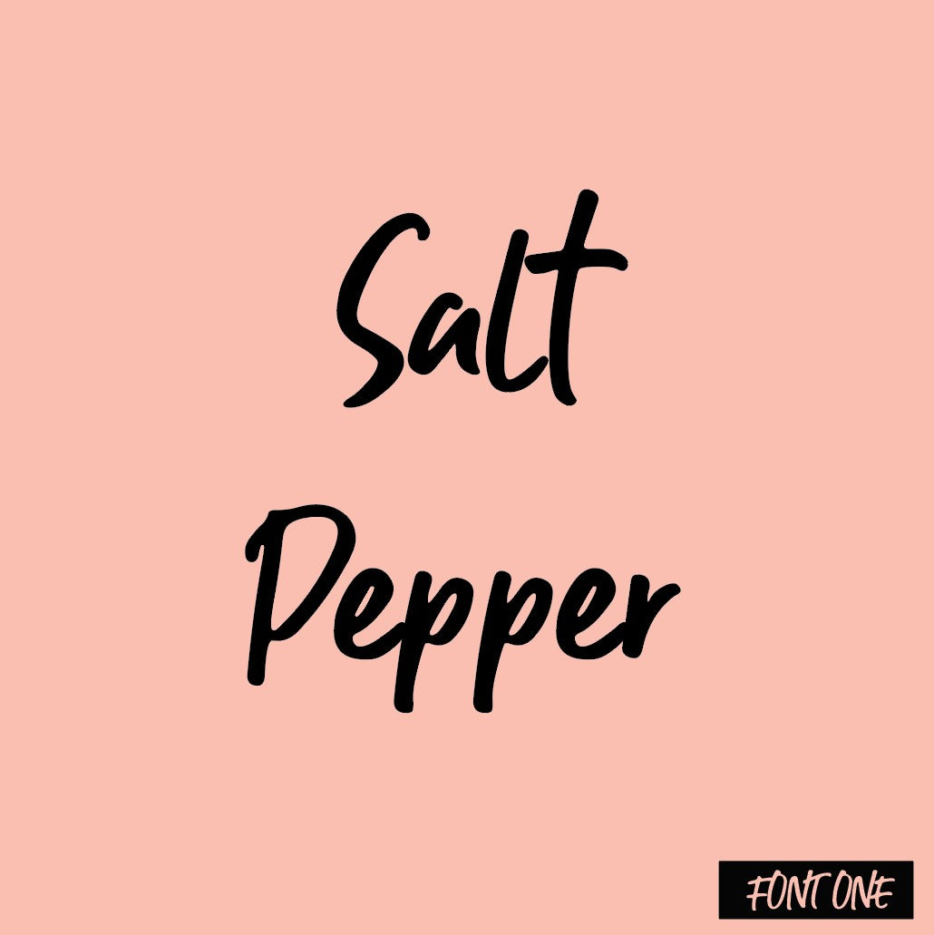 Salt And Pepper Set Labels Stickers | Salt & Pepper | Simple Label Co